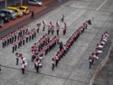 A marching band welcomes our ship